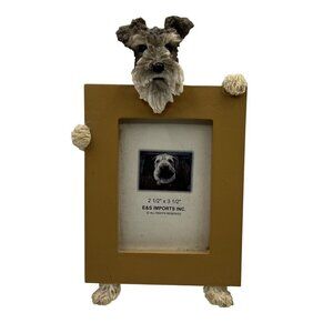 E & S Imports NEW Schnauzer Picture Frame Pawsitively Perfect Dog Lovers Gift